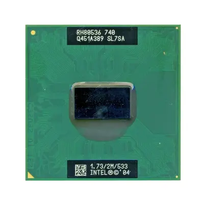 397191-001 HP 1.73GHz 533MHz FSB 2MB L2 Cache Socket PGA478 Intel Pentium M 740 Single-Core Processor