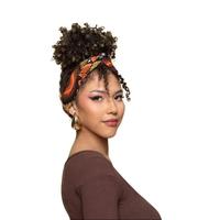 Print Headband with elastic back for comfortable all day wear