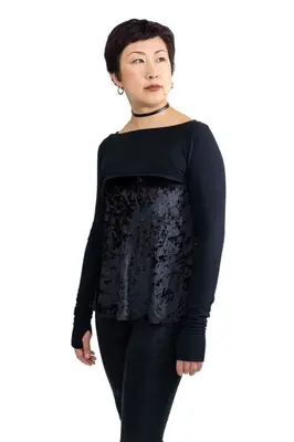 Thumbhole Bolero | Size: L | Color: Black