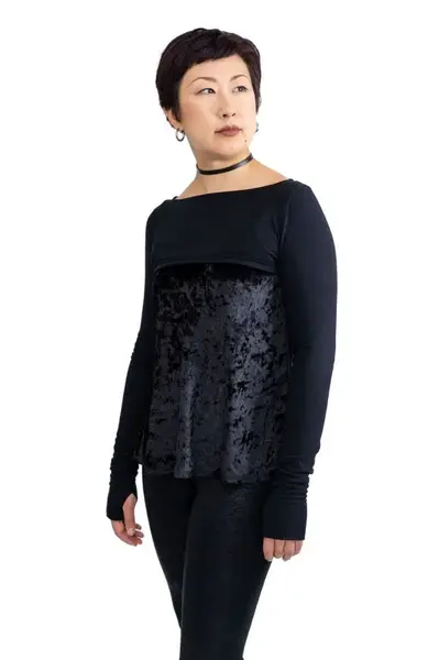 Thumbhole Bolero | Size: L | Color: Black