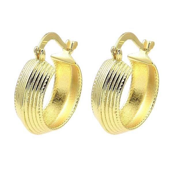 Rack Plating Brass Thick Hoop Earrings