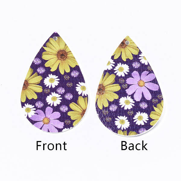 PU Leather Big Pendants