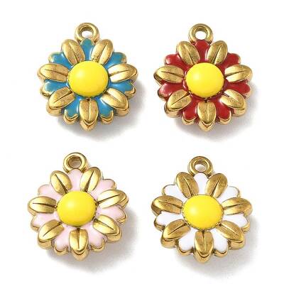 304 Stainless Steel Enamel Pendants