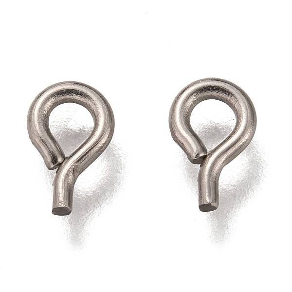Non-Tarnish 304 Stainless Steel Eye Pin Peg Bails