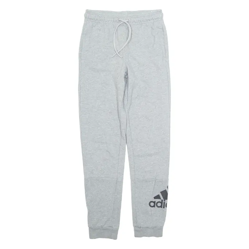 ADIDAS Mens Joggers Grey Tapered S W28 L31