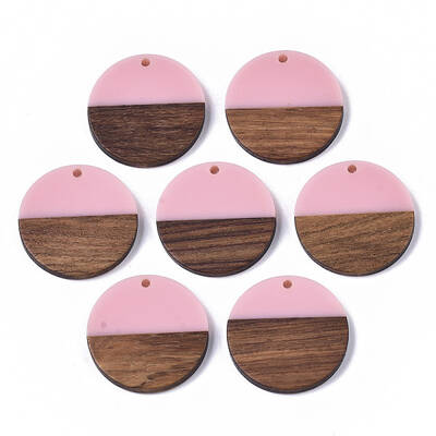 Resin & Wood Pendants