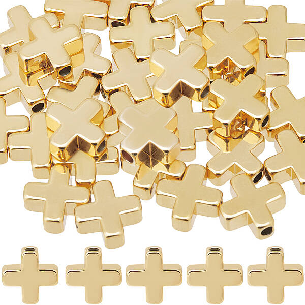 40Pcs Brass Beads