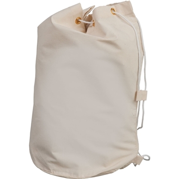 100 Promotional Drawstring Cotton Barrel Bag - Canvas