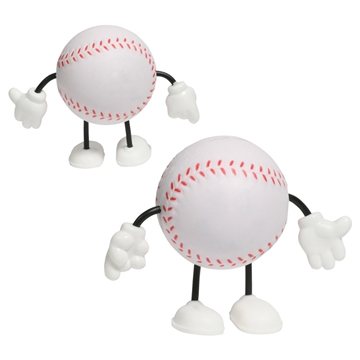 100 Promotional Baseball Figure - Stress Reliever