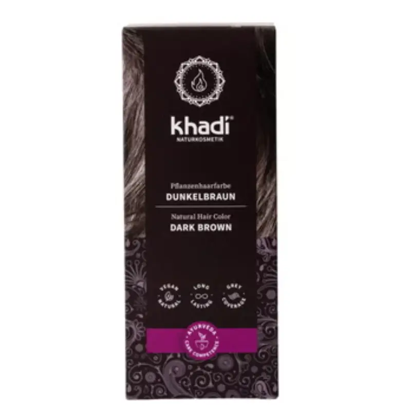 Khadi® Vegetable Dye - Dark Brown 100 g