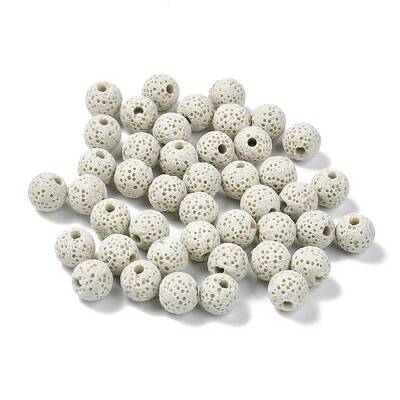 Unwaxed Natural Lava Rock Beads