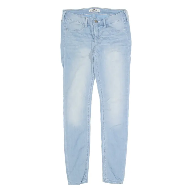 HOLLISTER Womens Jeans Blue Slim Skinny Stone Wash W26 L27
