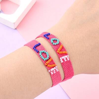 Twill Tape Nylon Cord Knotted Bracelets