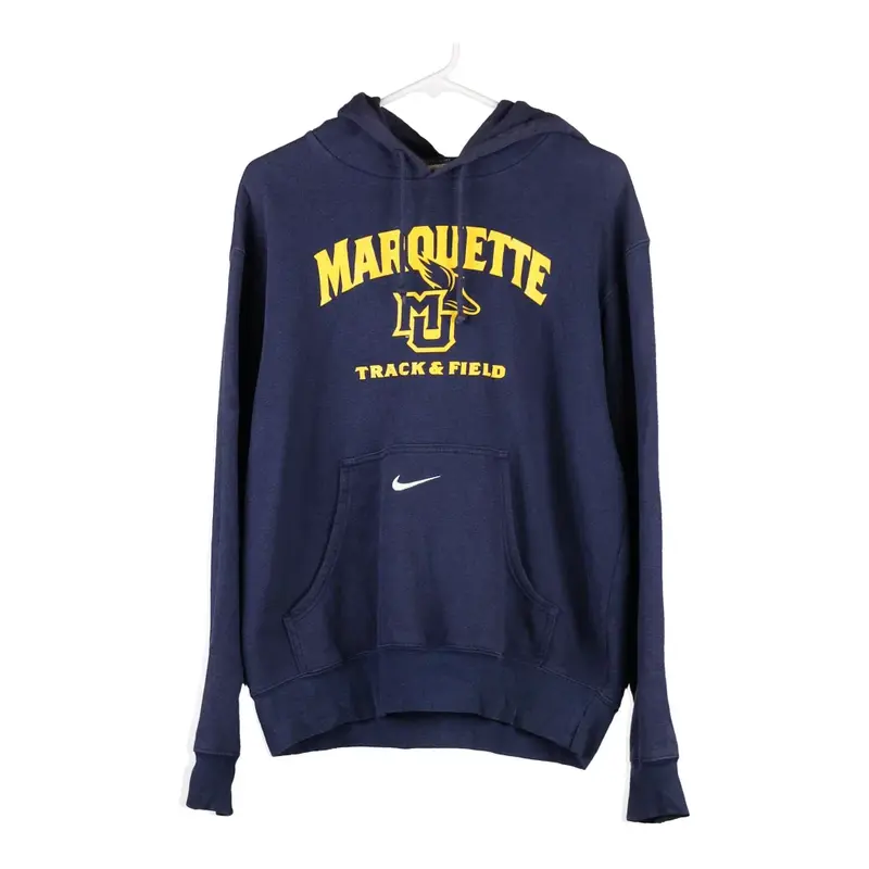 Marquette University Nike Hoodie - Small Navy Cotton