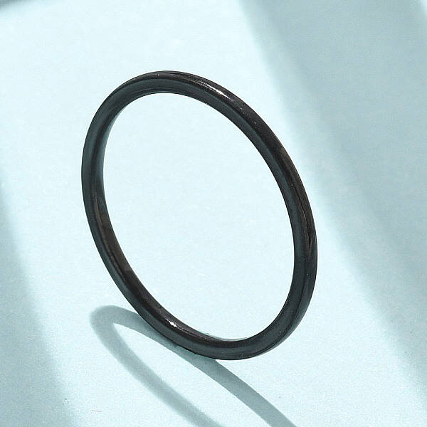304 Stainless Steel Plain Band Rings