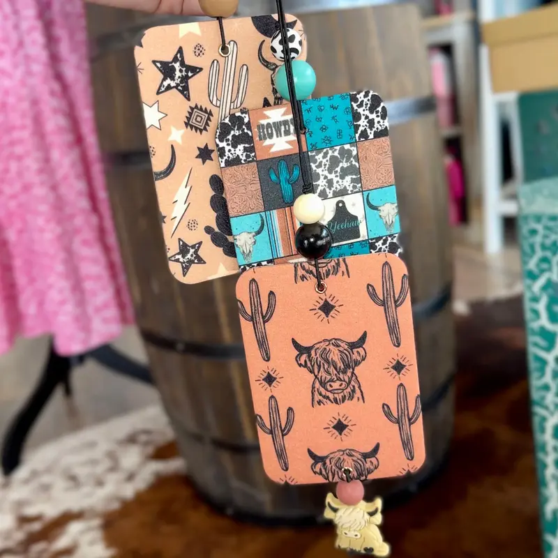 Western Felt Car Freshener