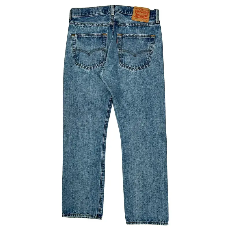 501 Levis Jeans - 31W 28L Blue Cotton