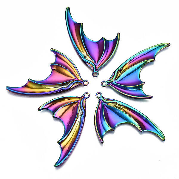 Plated Rainbow Color Alloy Big Pendants