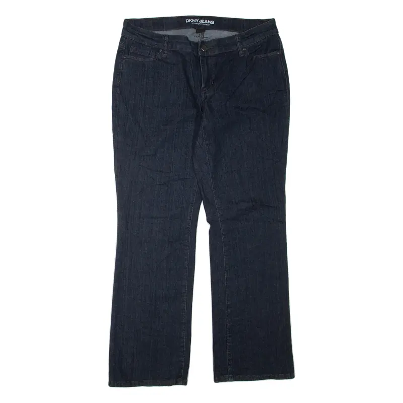DKNY Mercer Curvy Womens Jeans Blue Slim Bootcut W32 L30