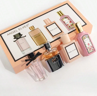 Hot Sale Women's Floral Perfume Gift Box Set of 4 Elegant Flowers Bloom Travel Sets