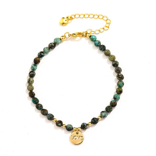 Natural Gemstone Beads Stretch Bracelets