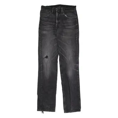 LEVI'S 516 Mens Jeans Grey Slim Straight Stone Wash W32 L36