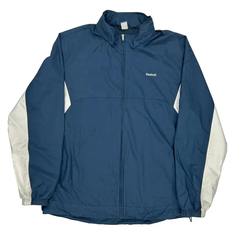 Reebok Jacket - 2XL Blue Polyester