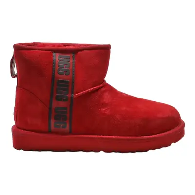 UGG Ankle Boots Red Suede Womens UK 6