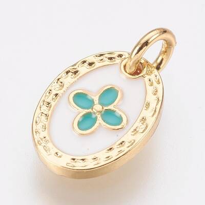 Brass Enamel Charms