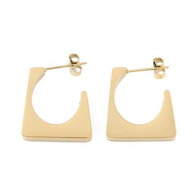 304 Stainless Steel Stud Earrings