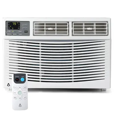 Garvee 8000 BTU Window Air Conditioner U-Shaped With RC, High-Efficiency Cooling Small Window Air Conditioner with Remote Con...