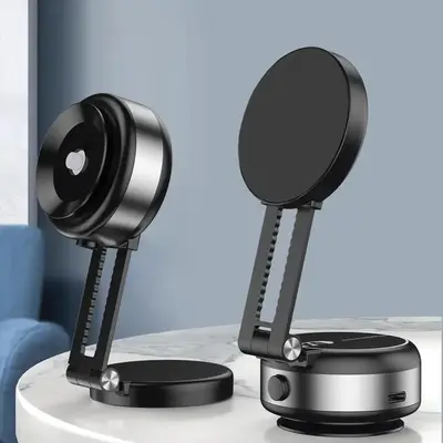 Portable Car Phone Holder, 1 Count Electric Suction Cup Type Phone Bracket, Cell Phone Car Mount, Universal Navigation Bracke...