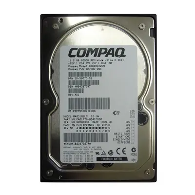 127980-001-1 HP 18GB 10000RPM Ultra2 Wide SCSI 3.5-Inch 1MB Cache Hot Swap Hard Drive