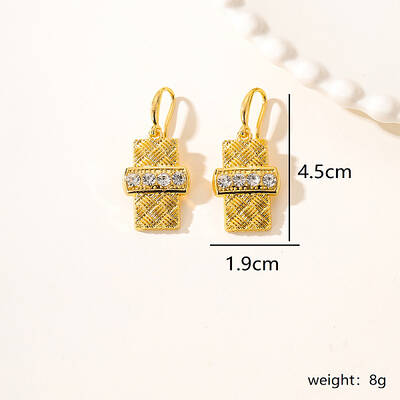 Luxury Vintage Exaggerated Metal Leaf Earrings for Party Gift Banquet Wear