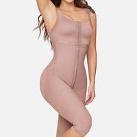 M MYODRESS Women Sleeveless Mid-length Bust Tummy Control Shapewear With Bra And Zipper Crotch Womenswear Underwear