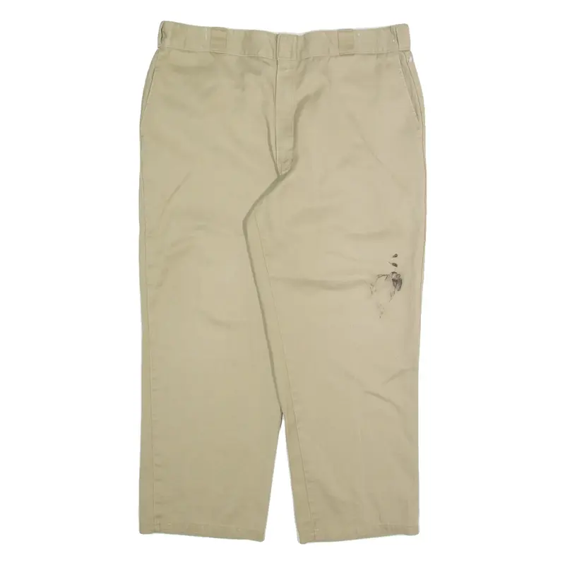 DICKIES Chino Mens Trousers Beige Relaxed Straight W30 L26