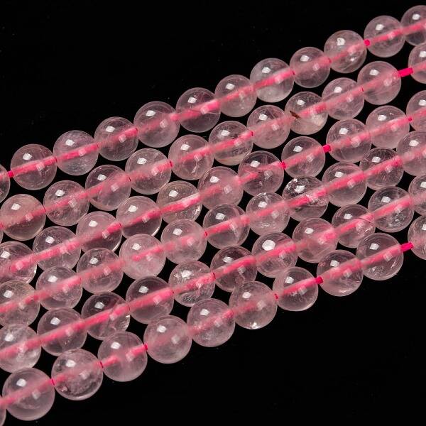 Natural Rose Quartz Beads Strands