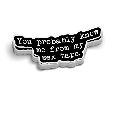 Sex Tape - Hard Hat Decal