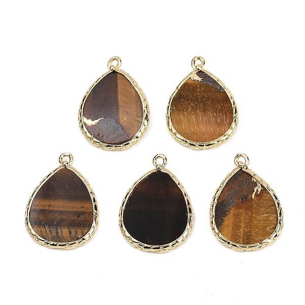 Natural Tiger Eye Pendants
