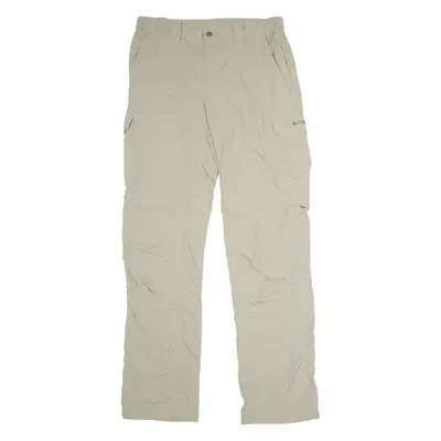 COLUMBIA Outdoor Mens Trousers Beige Regular Straight W32 L32