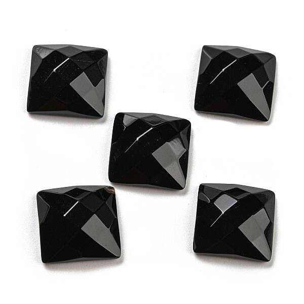 Natural Black Onyx Cabochons