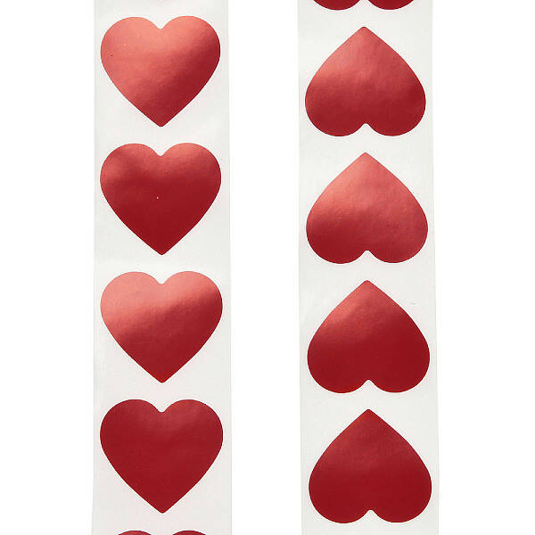 Valentine's Day Theme Heart Paper Picture Stickers