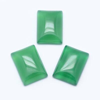 Natural Green Agate Cabochons