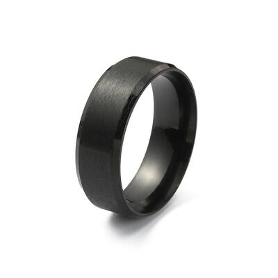 201 Stainless Steel Plain Band Ring for Women