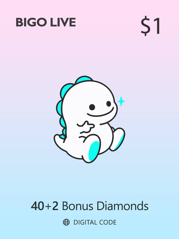 Bigo live 40 + 2 Bonus Diamonds Global 1 USD | Others