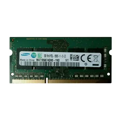 Samsung M471B5674QH0-YK0 | 2GB DDR3-1600MHz PC3-12800 Non-ECC Unbuffered SODIMM CL11 1Rx16 1.35V 204-Pin Memory Module