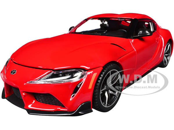 Toyota GR Supra Red Special Edition Series 1/24 Diecast Model Car by Maisto