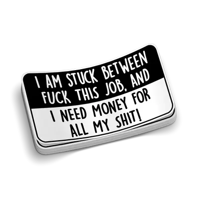 Stuck Between -  Hard Hat Decal