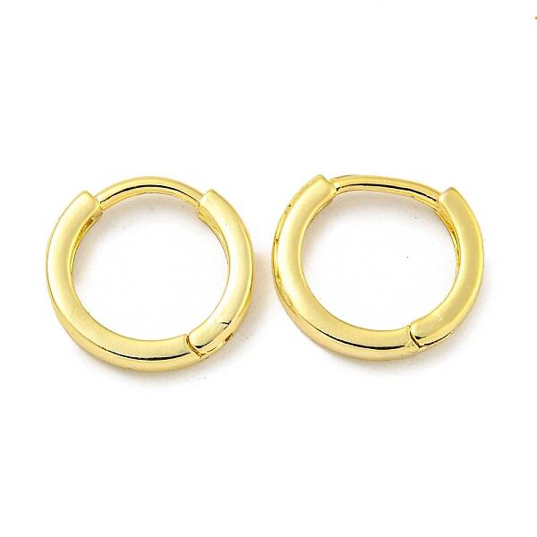 Brass Hoop Earrings