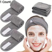 Soft Spa Headband, 1 Count Adjustable & Formaldehyde-free Headband, Perfect for Makeup and Face Washing, Bathing Accessories ...